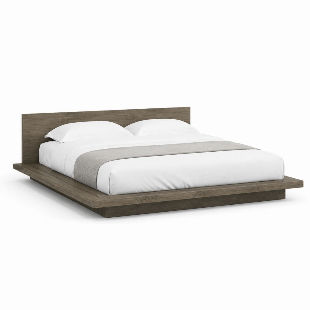Doppelbett Bettgestell Braun Holzwerkstoff Rechteckig 180 x 200 cm